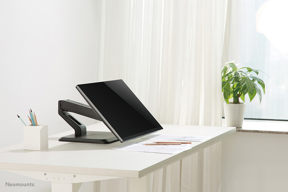 NEOMOUNTS Flat Screen Desk Mount Stand For 10-32in Monitor Screen Black