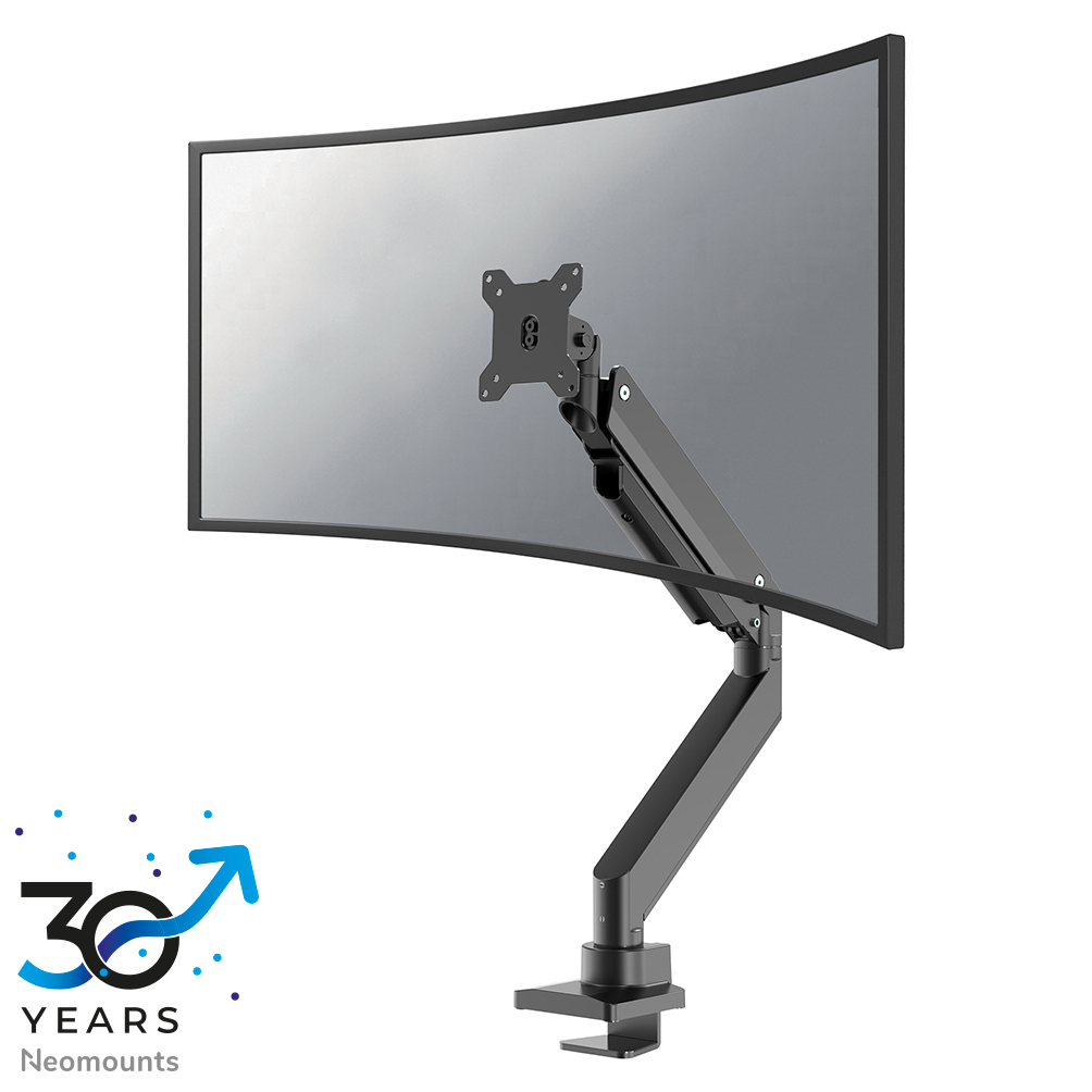 NEOMOUNTS Flat Screen Desk Mount (10-49i) Desk Clamp/grommet Black