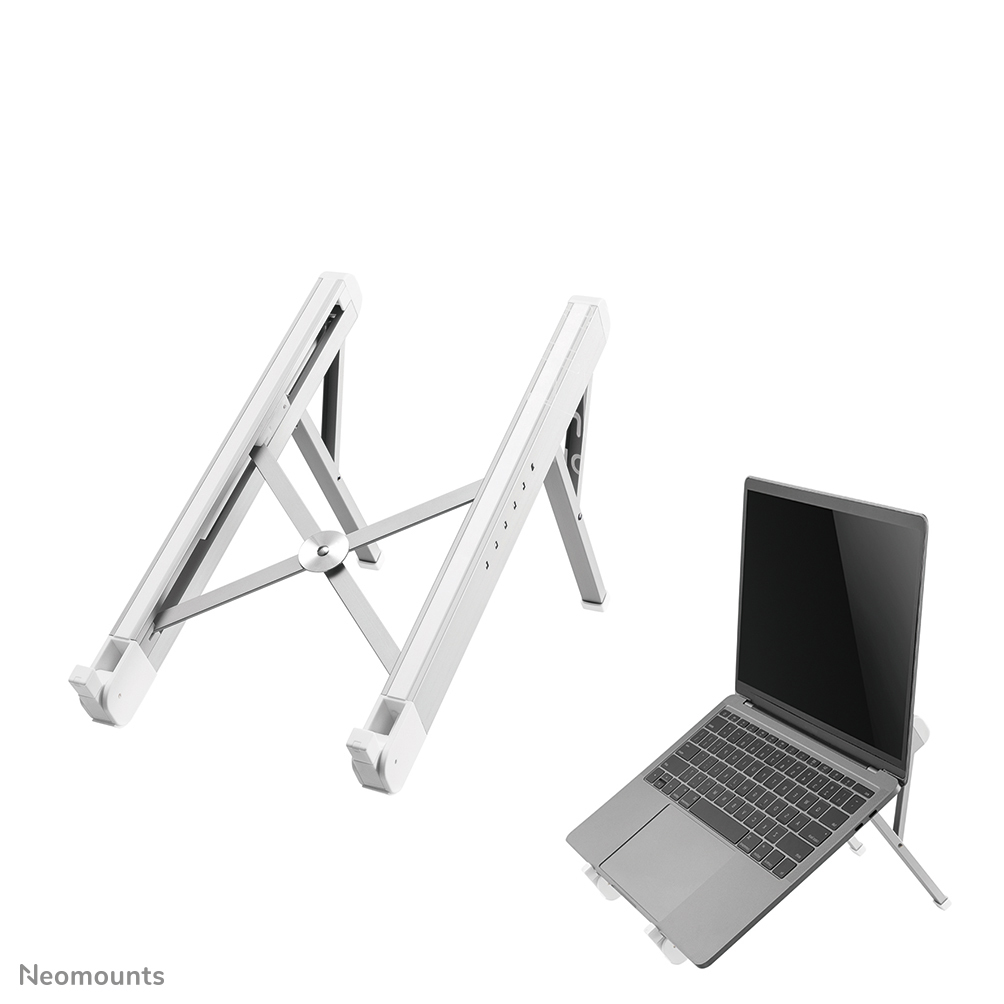 NEOMOUNTS Foldable Laptop Stand - Silver