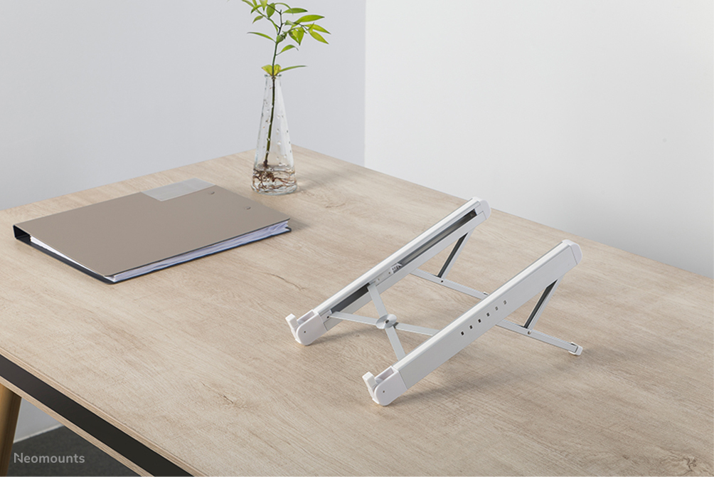 NEOMOUNTS Foldable Laptop Stand - Silver