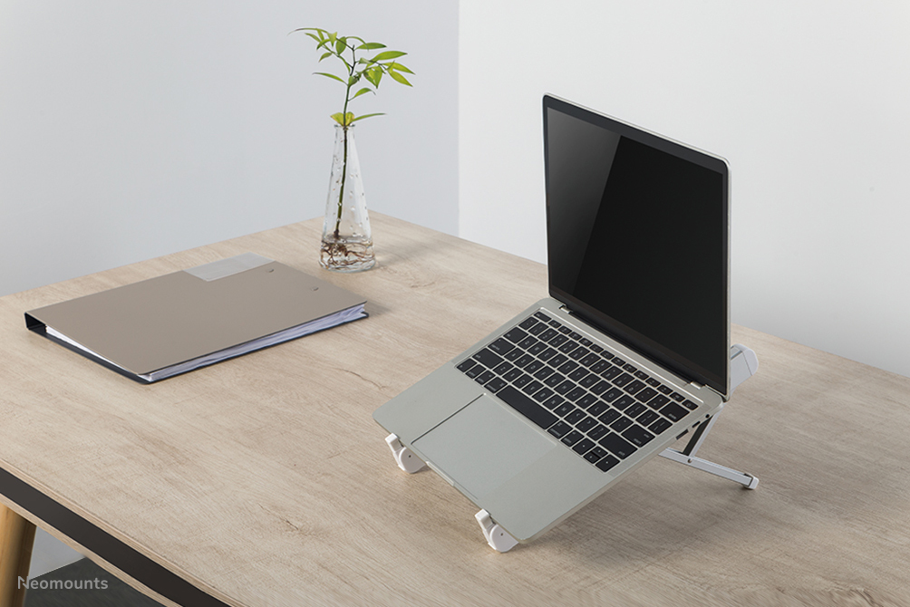 NEOMOUNTS Foldable Laptop Stand - Silver
