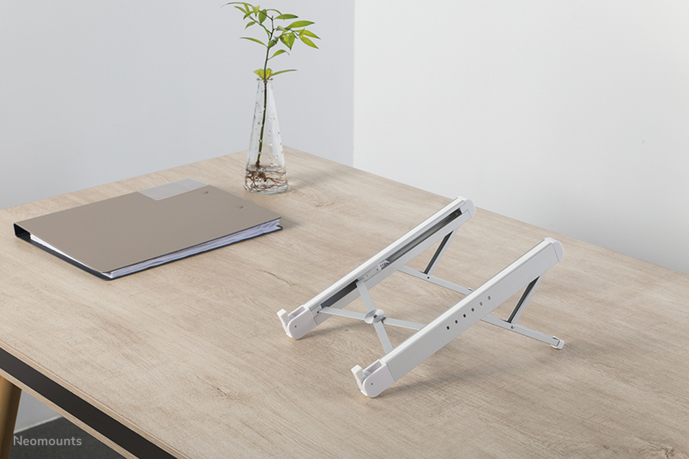 NEOMOUNTS Foldable Laptop Stand - Silver