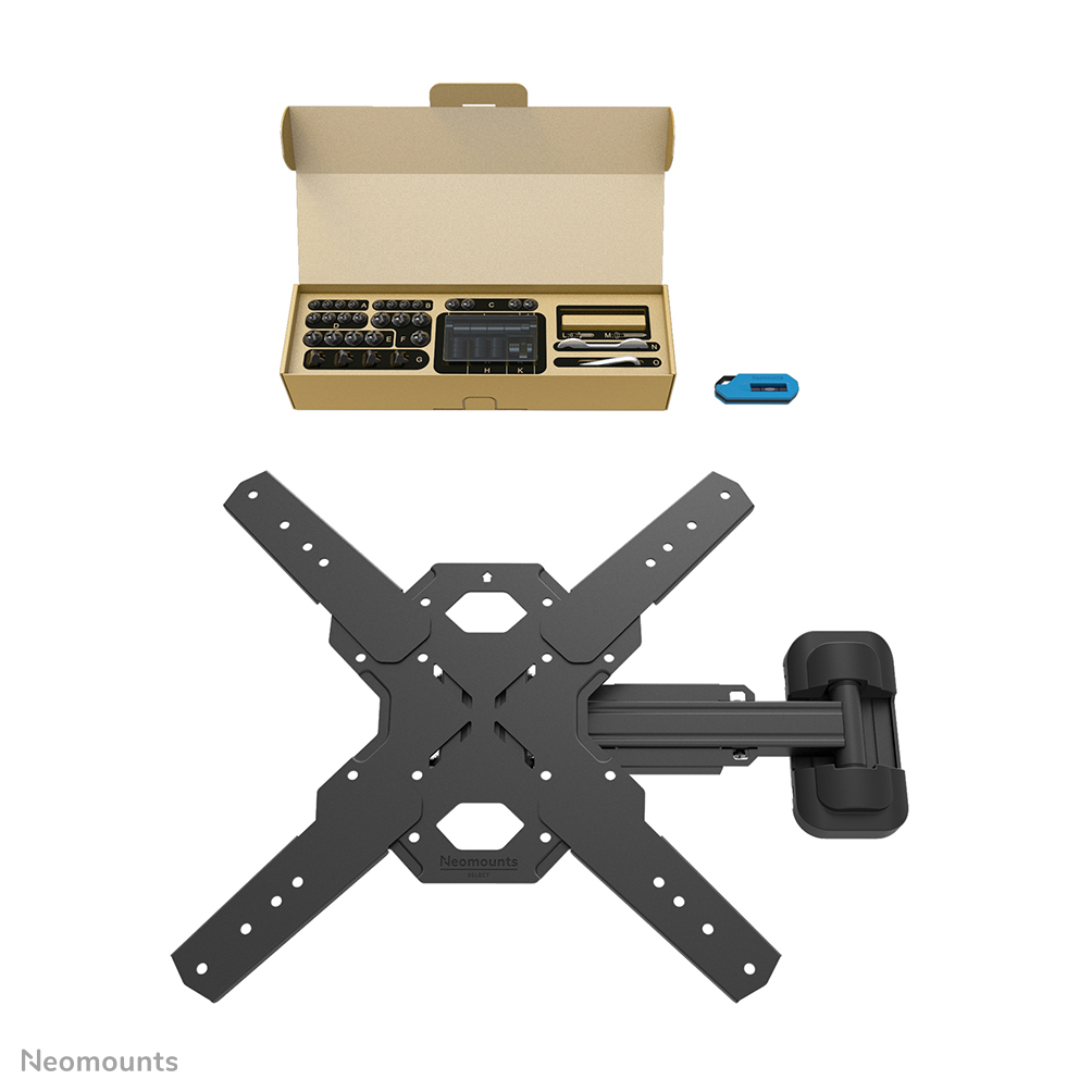 NEOMOUNTS Select WL40S-850BL14 Fixed Wall Mount For 32-65in Screens - Black