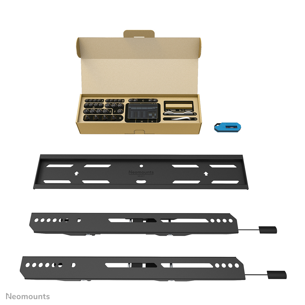 NEOMOUNTS Select WL30S-850BL14 Fixed Wall Mount for 32-65in Screens - Black