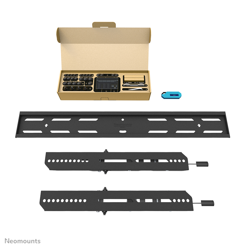 NEOMOUNTS Select WL30S-850BL16 Fixed Wall Mount for 40-82in Screens - Black