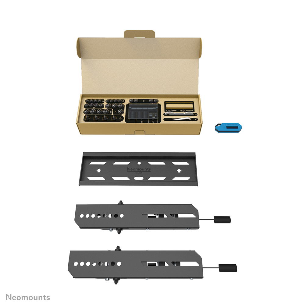 NEOMOUNTS Select  Tiltable Wall Mount For 24-55in Screens - Black