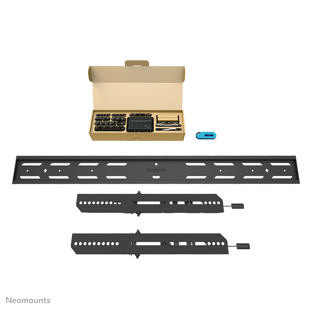 NEOMOUNTS Select Tiltable Wall Mount For 43-98in Screens - Black