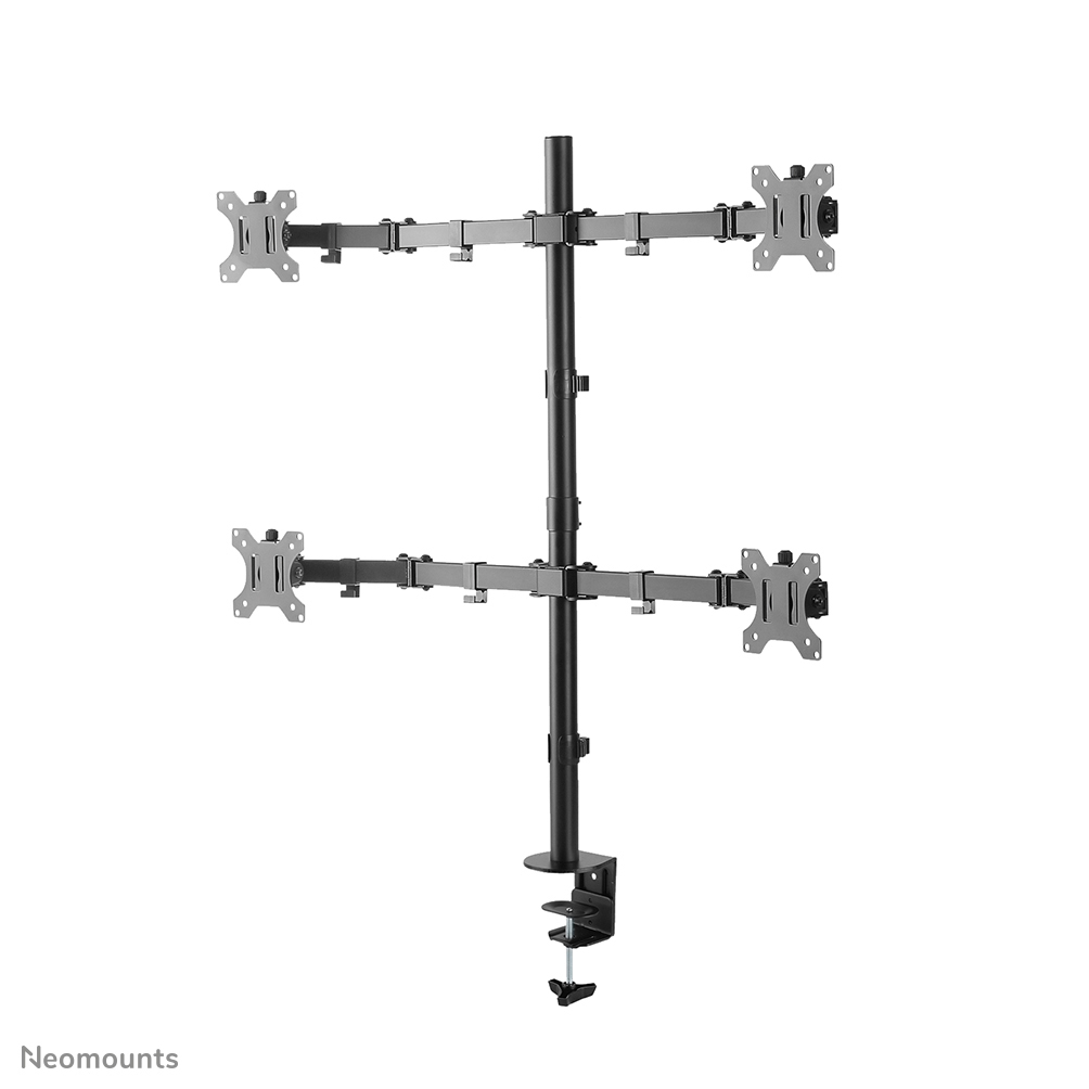 NEOMOUNTS Flat Screen Desk Mount Stand 13-32in (fpma-d550d4dblack)