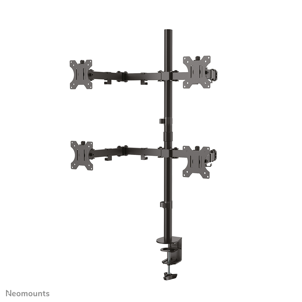 NEOMOUNTS Flat Screen Desk Mount Stand 13-32in (fpma-d550d4dblack)