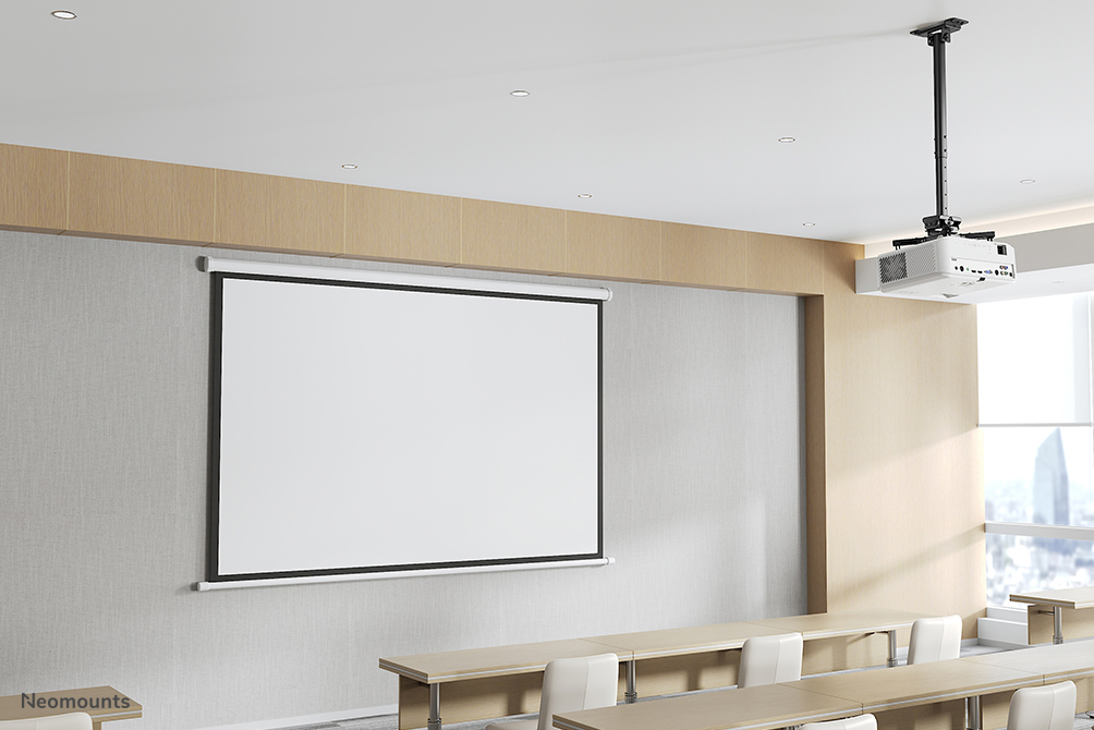 NEOMOUNTS Universal Projector Ceiling Mount Height Adjustable (60,5-90,5 Cm) - Black