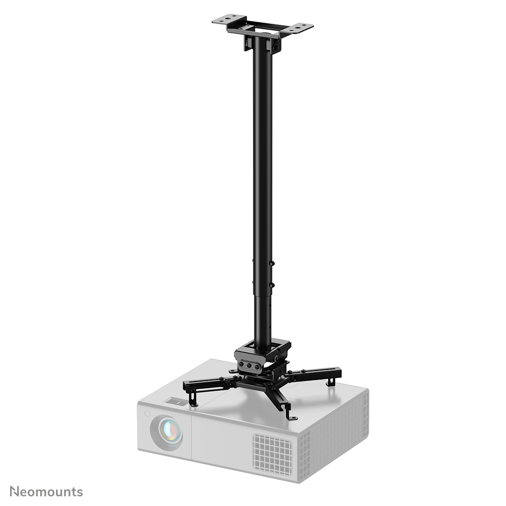 NEOMOUNTS Universal Projector Ceiling Mount Height Adjustable (74,5-114,5 Cm) - Black