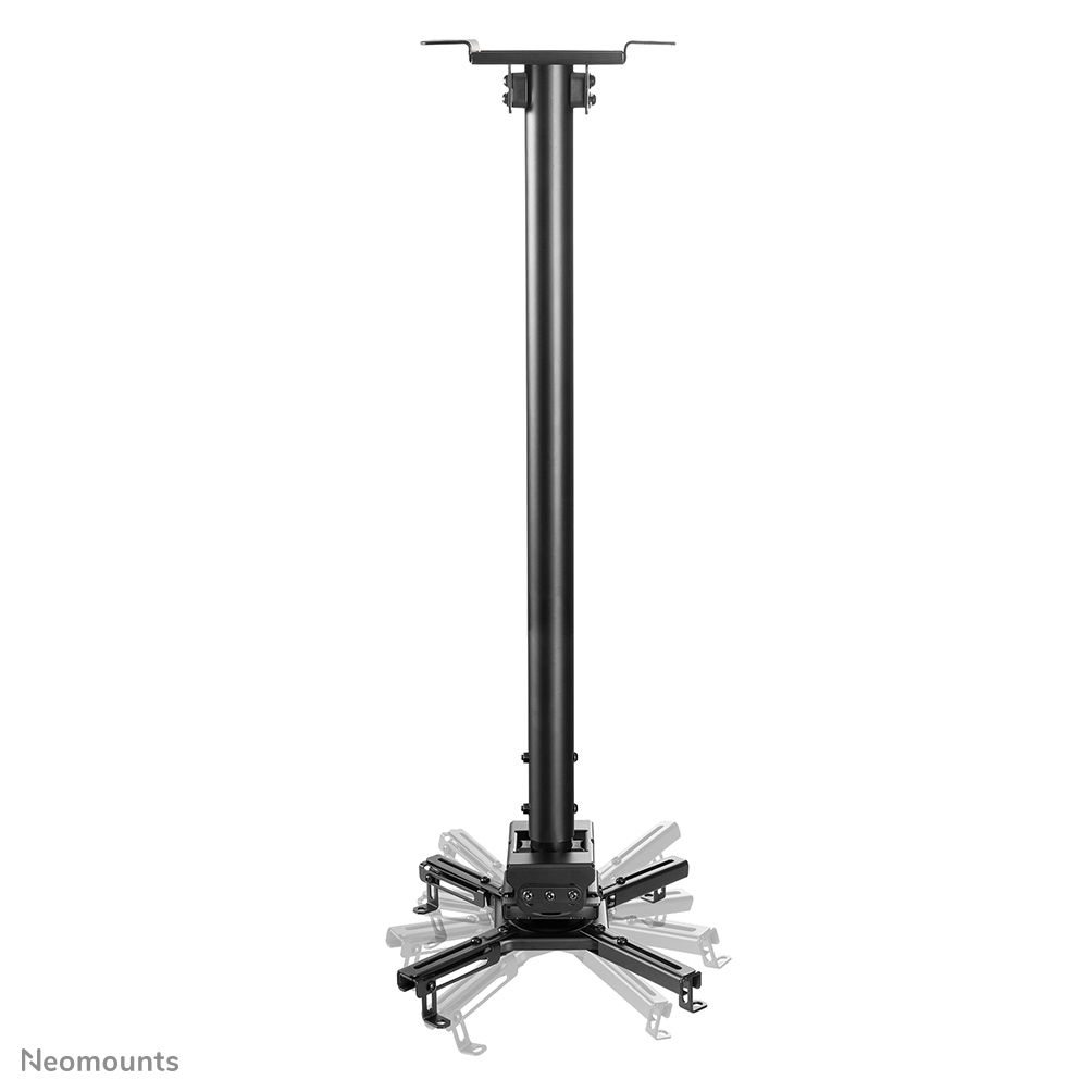 NEOMOUNTS Universal Projector Ceiling Mount Height Adjustable (74,5-114,5 Cm) - Black
