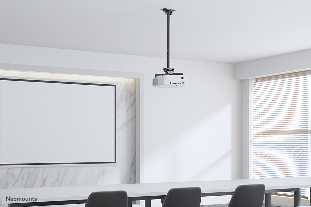 NEOMOUNTS Universal Projector Ceiling Mount Height Adjustable (74,5-114,5 Cm) - Black