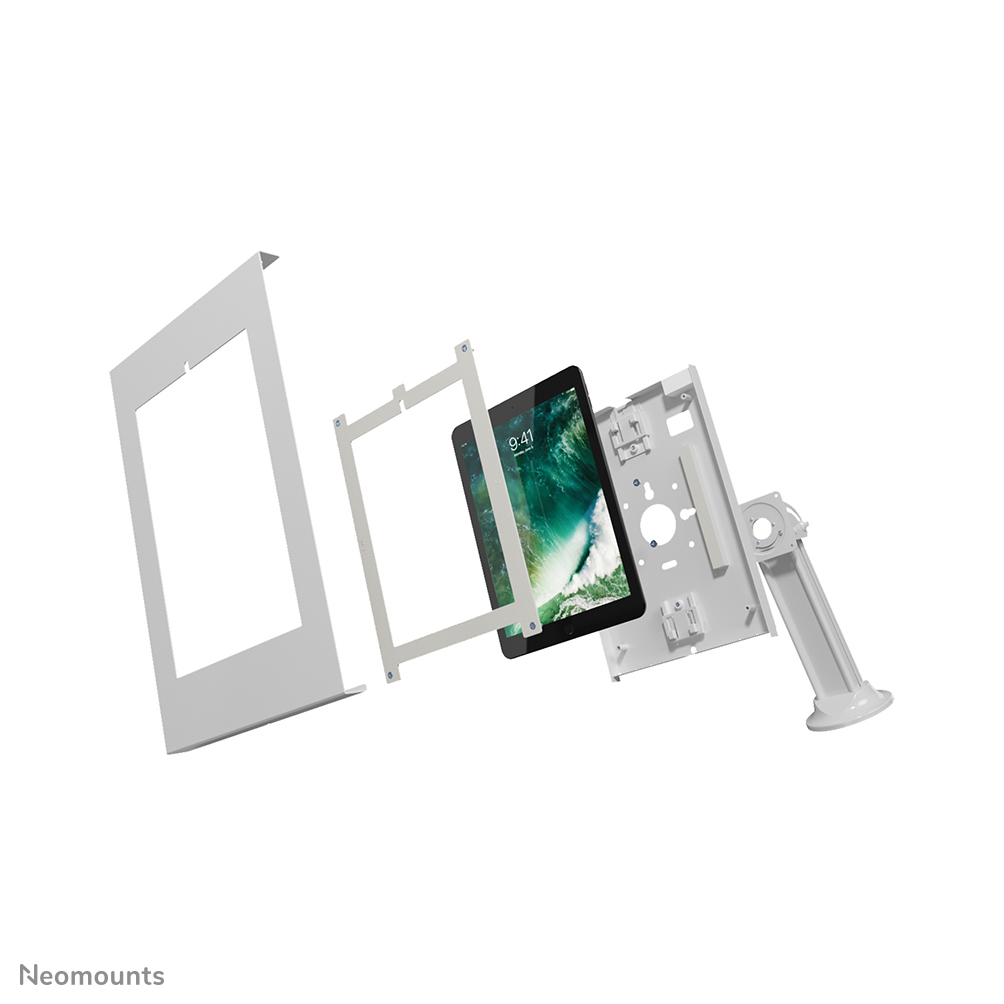NEOMOUNTS Rotatable Countertop Tablet Holder For 9.7-11in Tablets - White