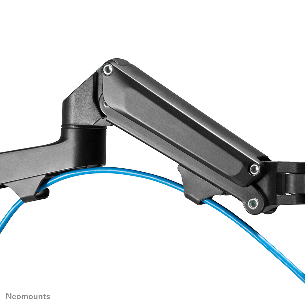 NEOMOUNTS Full Motion Monitor Desk Mount For 17-27in 2 Screens - Black