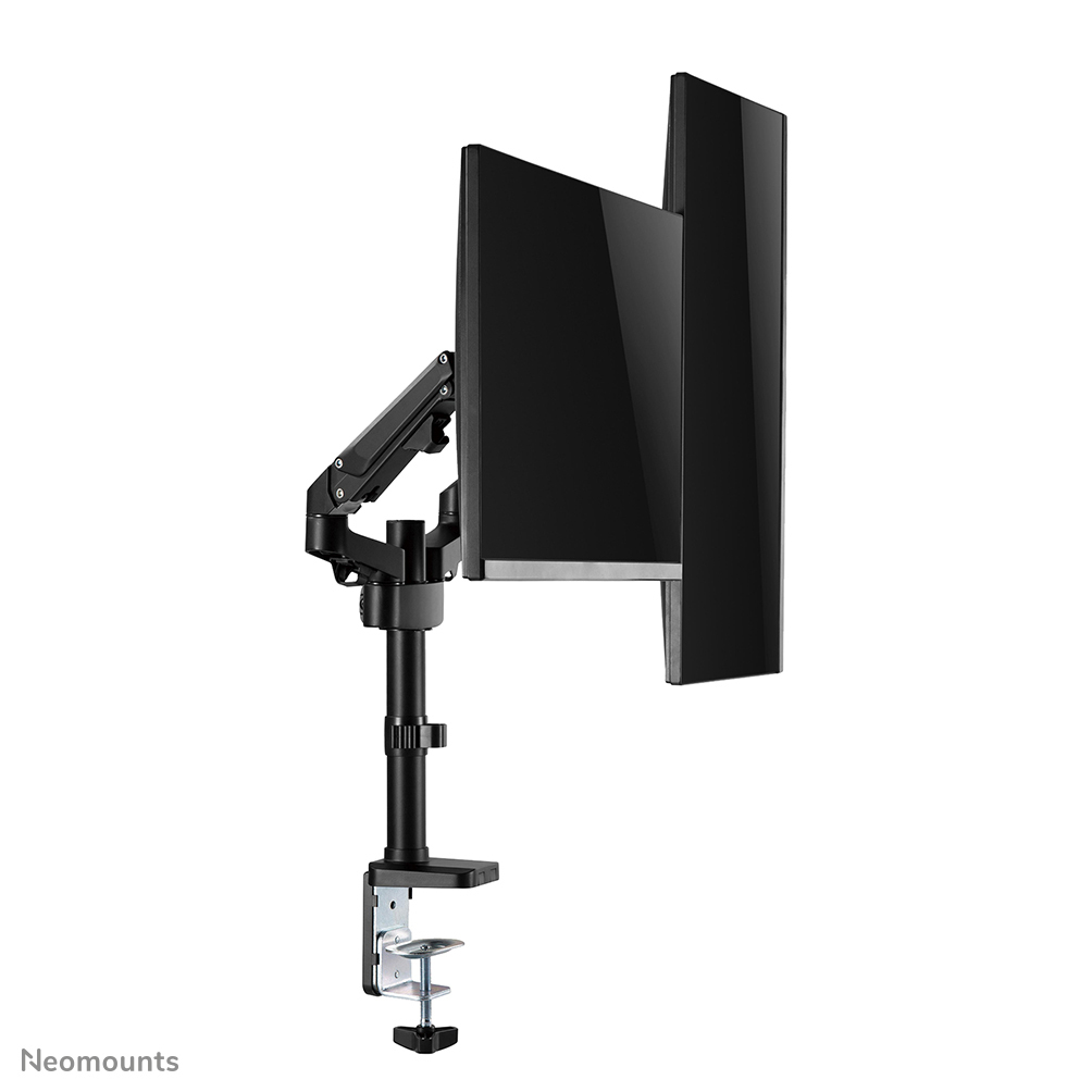 NEOMOUNTS Full Motion Monitor Desk Mount For 17-27in 2 Screens - Black
