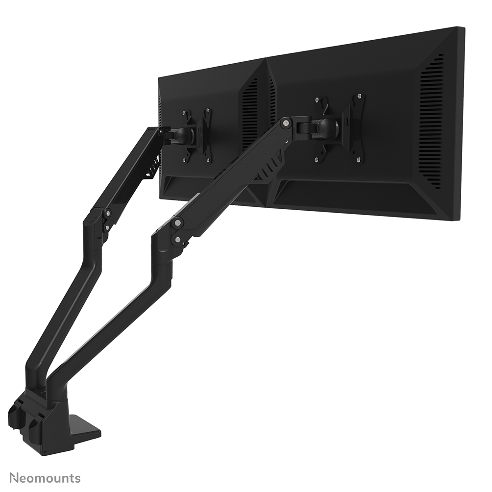 NEOMOUNTS Monitor Mount - Desk - 2 Monitor - Full Motion - 10 To 32in - Black