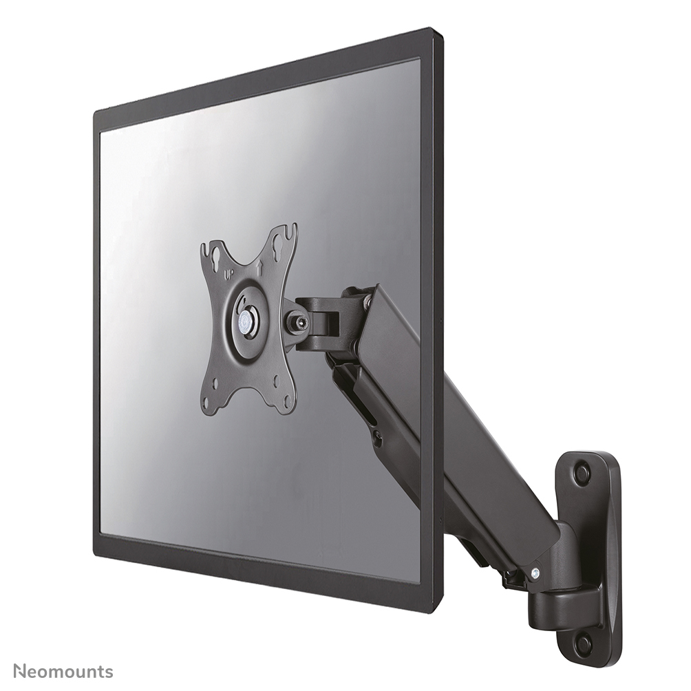 NEOMOUNTS Monitor Mount - Wall - 1 Monitor - Full Motion - Gas Spring - 17-32in - Black