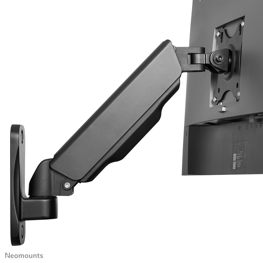 NEOMOUNTS Monitor Mount - Wall - 1 Monitor - Full Motion - Gas Spring - 17-32in - Black