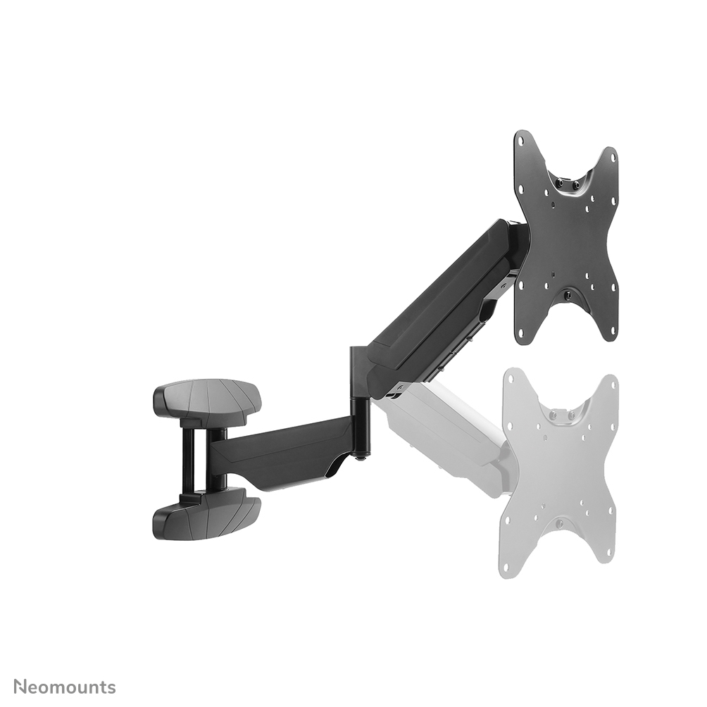 NEOMOUNTS Monitor Mount - Wall - 1 Monitor - Full Motion - Gas Spring - 23-42in - Black