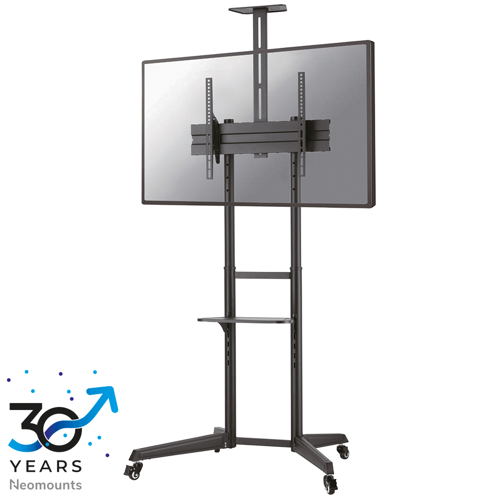 NEOMOUNTS Mobile Floor Stand For 37-70in Screens - Black