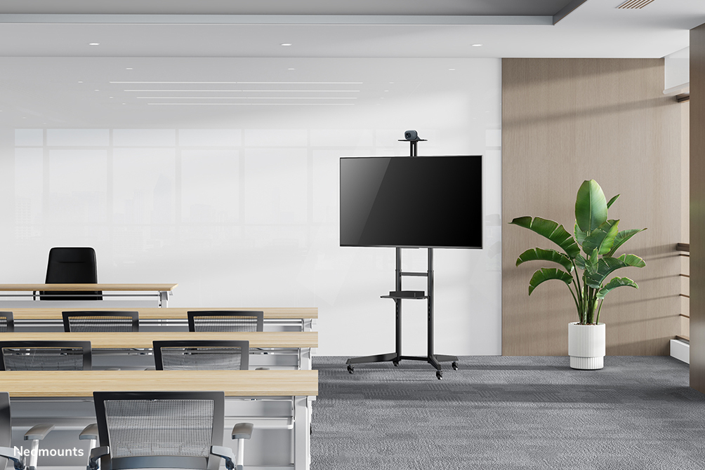 NEOMOUNTS Mobile Floor Stand For 37-70in Screens - Black