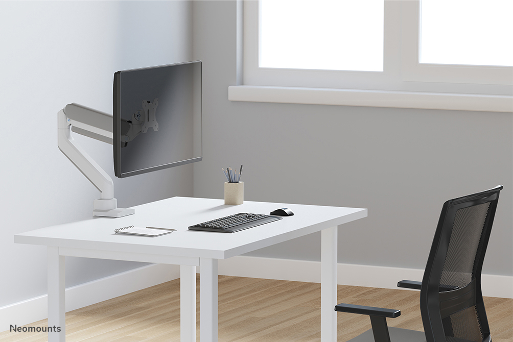 NEOMOUNTS Monitor Mount - Desk - 1 Monitor - Full Motion - 17 To 42in - Wnite