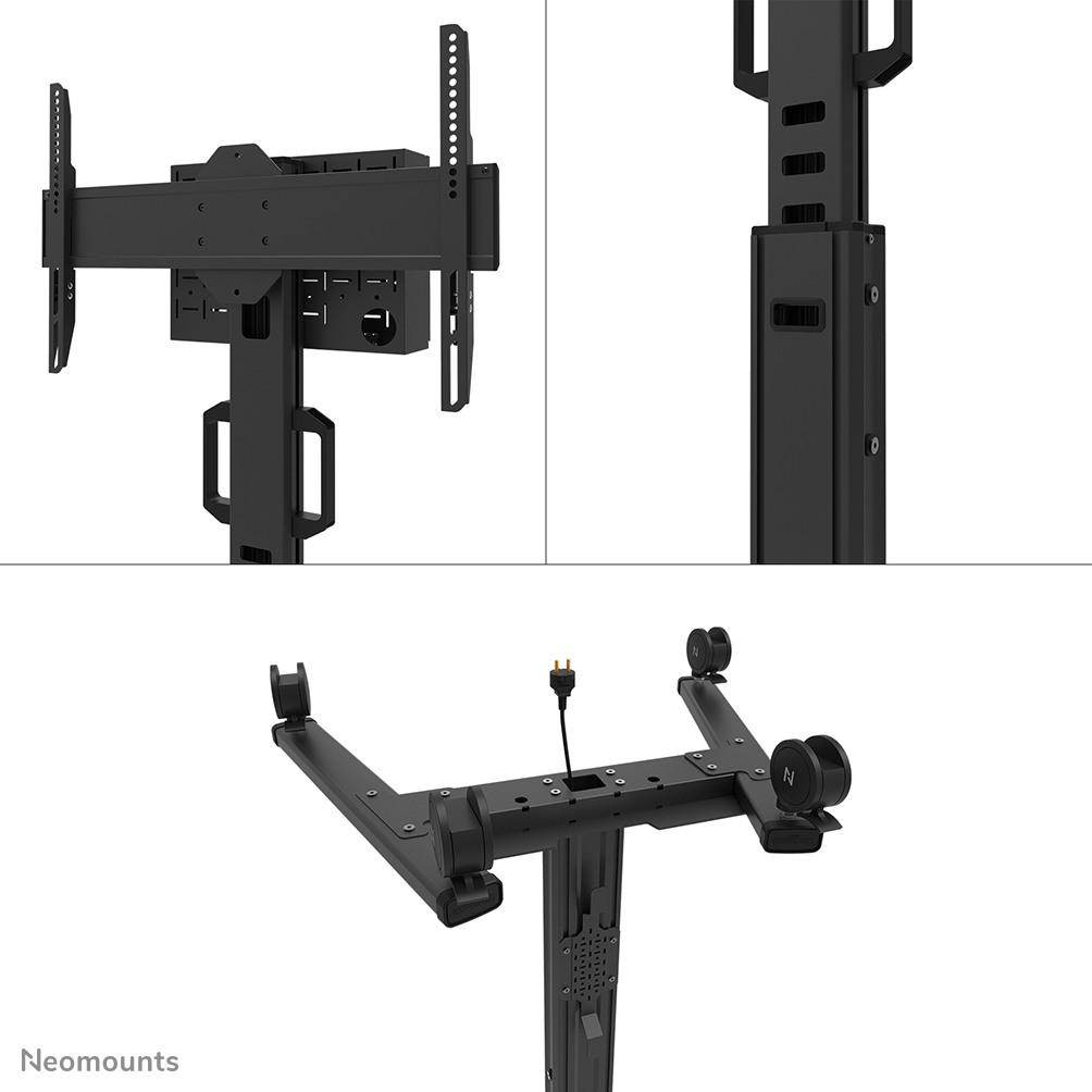 NEOMOUNTS Select Mobile Floor Stand For 37-75in Screens - Black