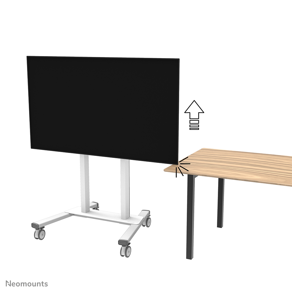 NEOMOUNTS Motorised Floor Stand For 37-100in Screens - White