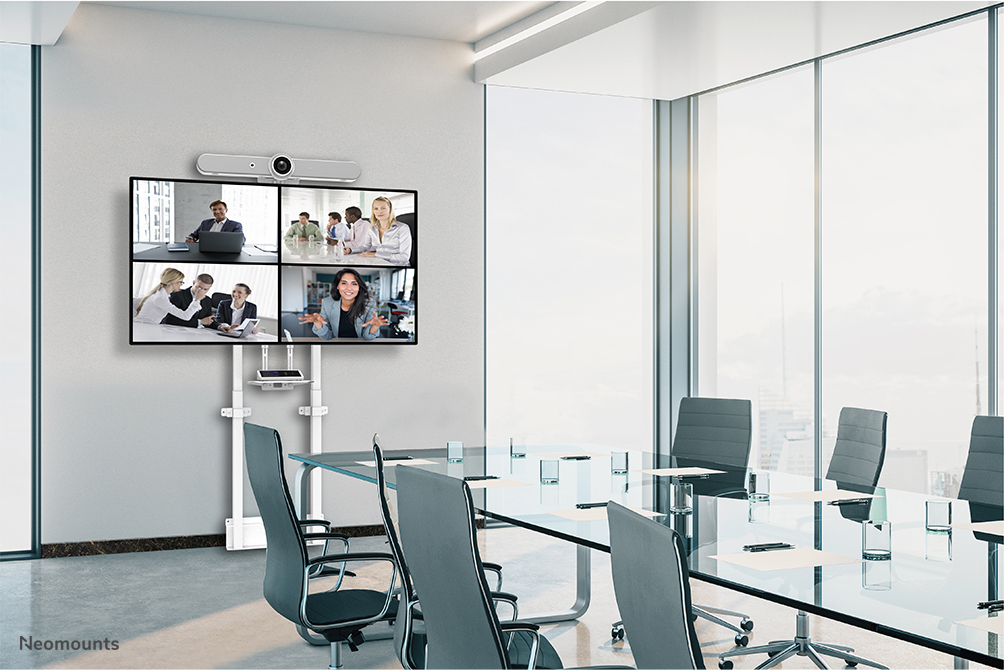 NEOMOUNTS Motorised Wall Mount For 37-100in Screens - White