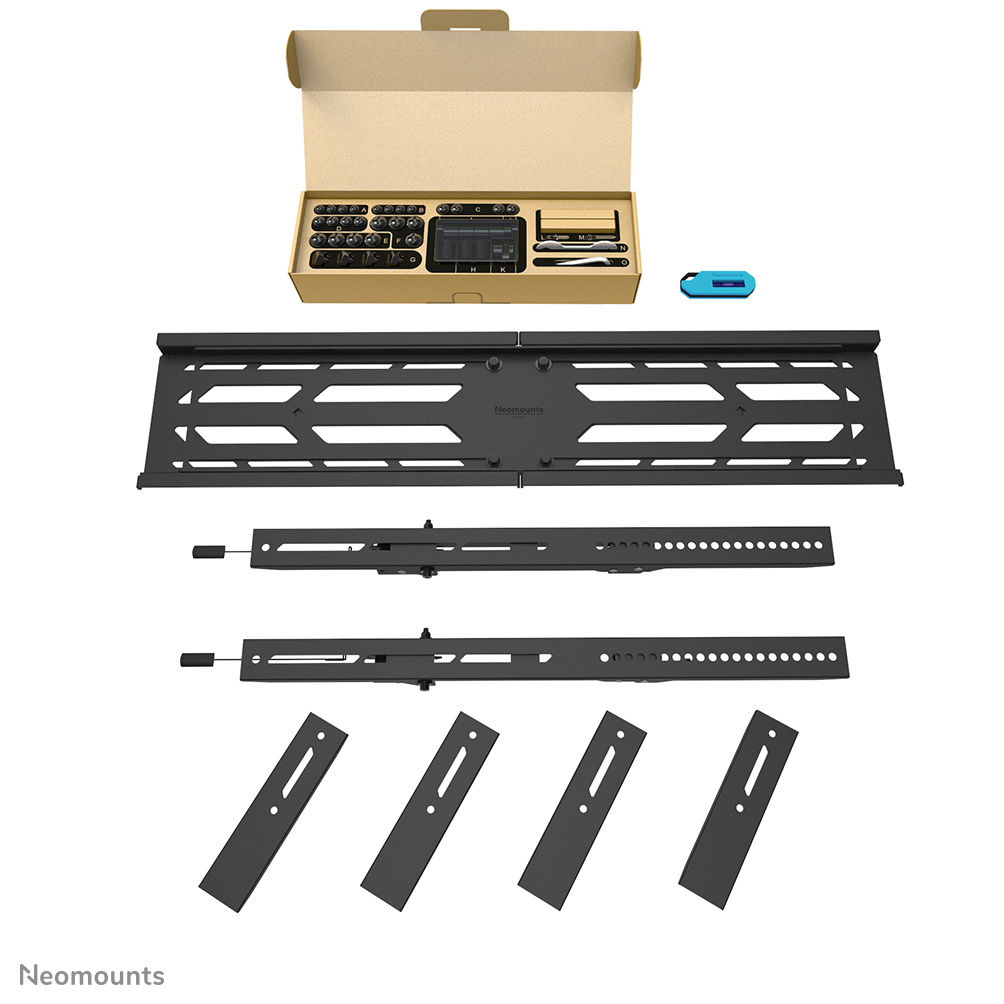 NEOMOUNTS Select WL30S-950BL19 Fixed Wall Mount for 55-110in Screens - Black