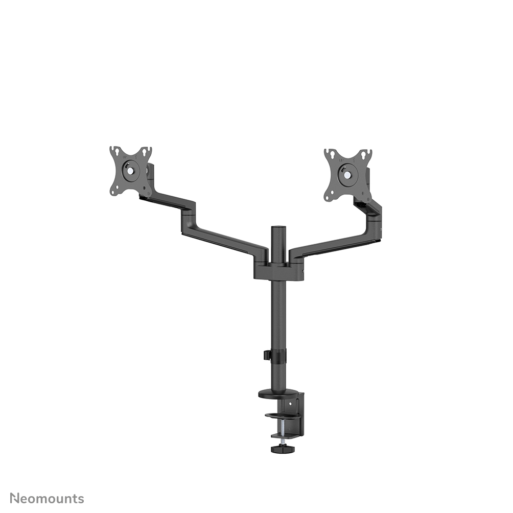 NEOMOUNTS Full Motion Monitor Arm Desk Mount For 17-27in Two Screens - Black