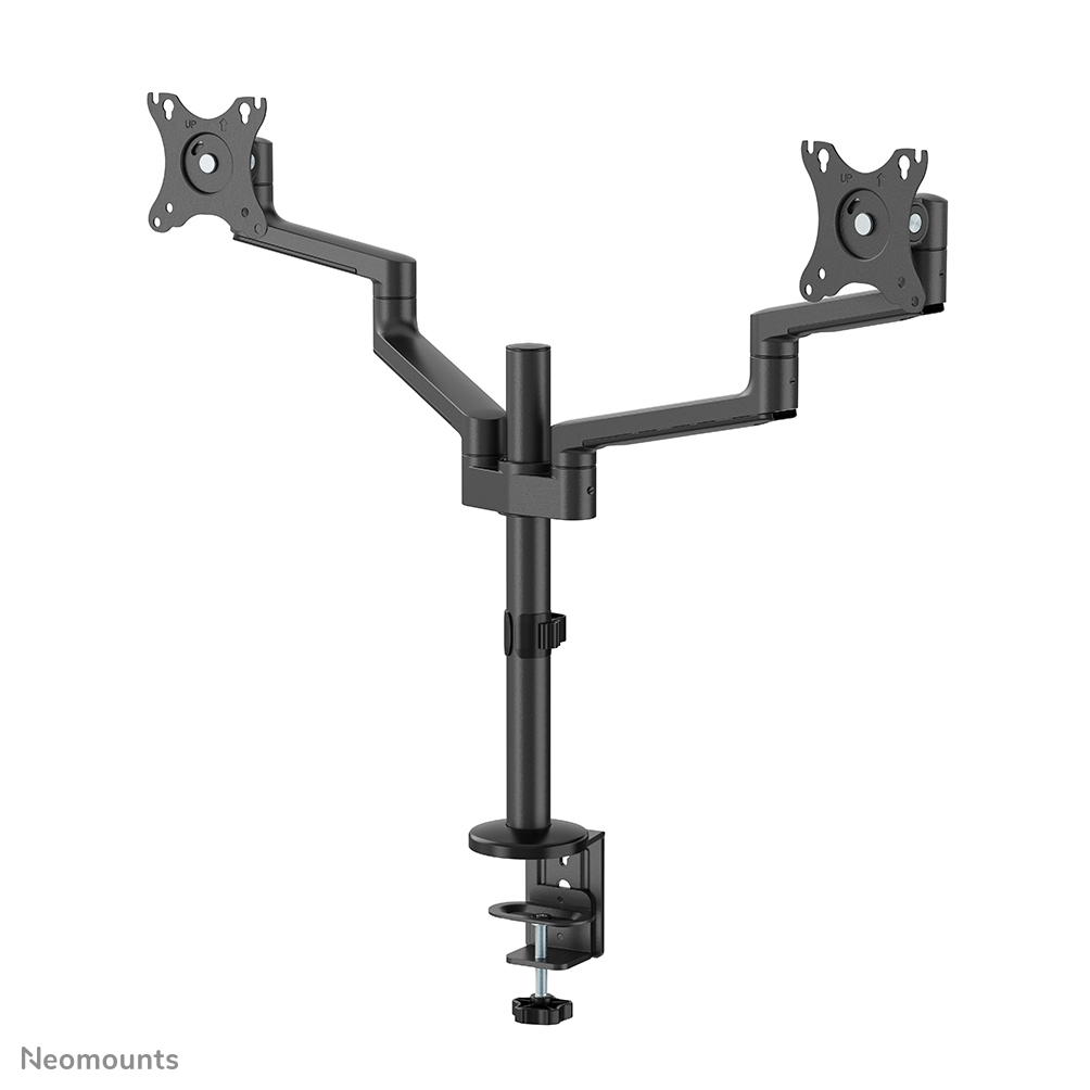 NEOMOUNTS Full Motion Monitor Arm Desk Mount For 17-27in Two Screens - Black