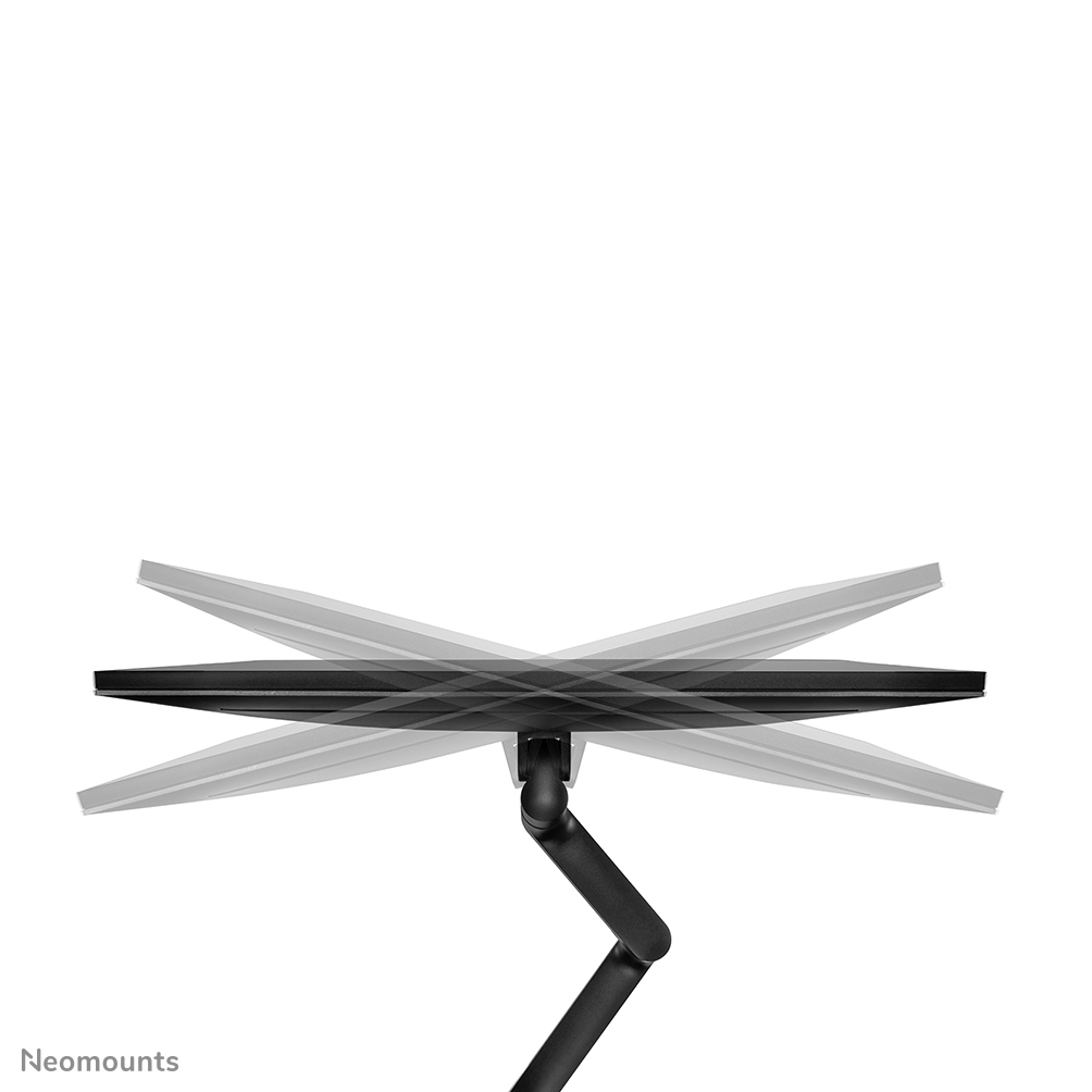 NEOMOUNTS Full Motion Monitor Arm Desk Mount For 17-27in Two Screens - Black