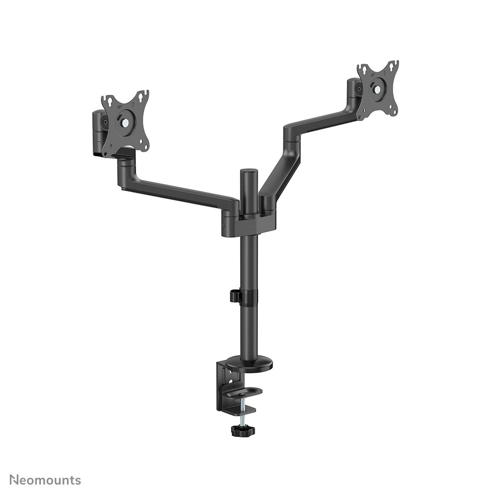 NEOMOUNTS Full Motion Monitor Arm Desk Mount For 17-27in Two Screens - Black