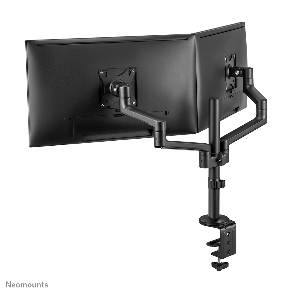 NEOMOUNTS Full Motion Monitor Arm Desk Mount For 17-27in Two Screens - Black