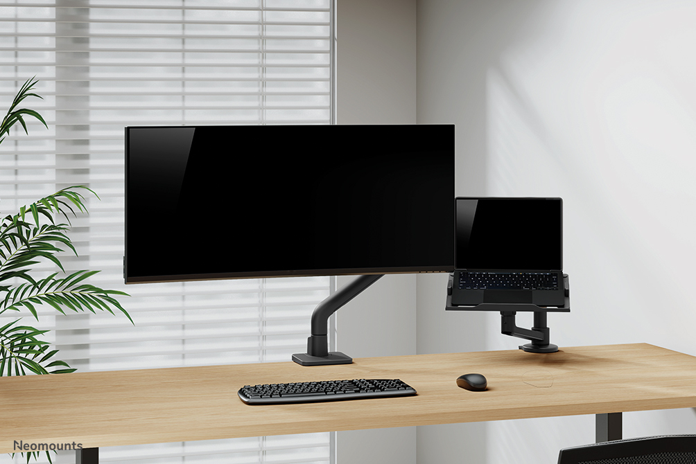 NEOMOUNTS Select  Full Motion Monitor Arm Desk Mount For 17-49in Screens - Black