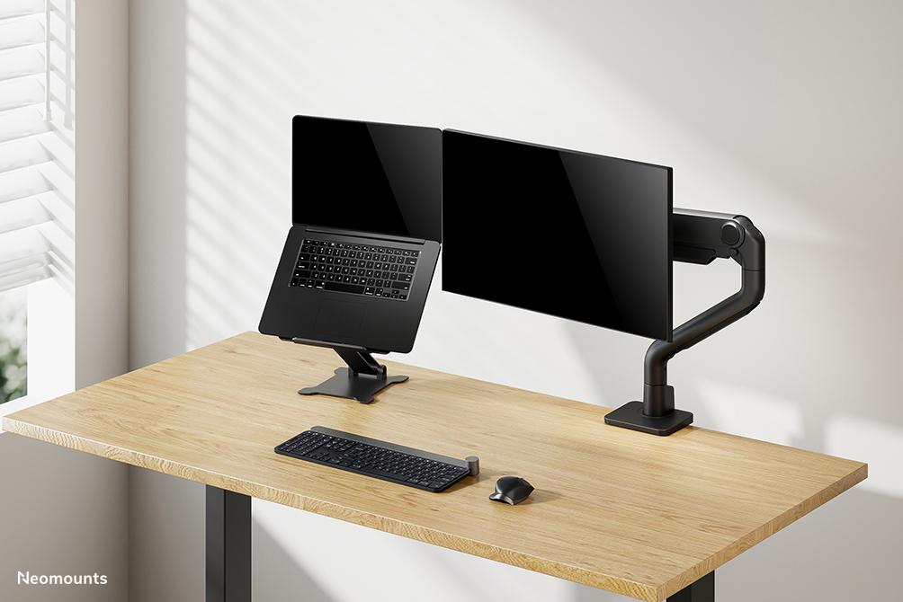 NEOMOUNTS DS20-740BL1 Foldable Laptop Stand For 11-15in Laptops - Black