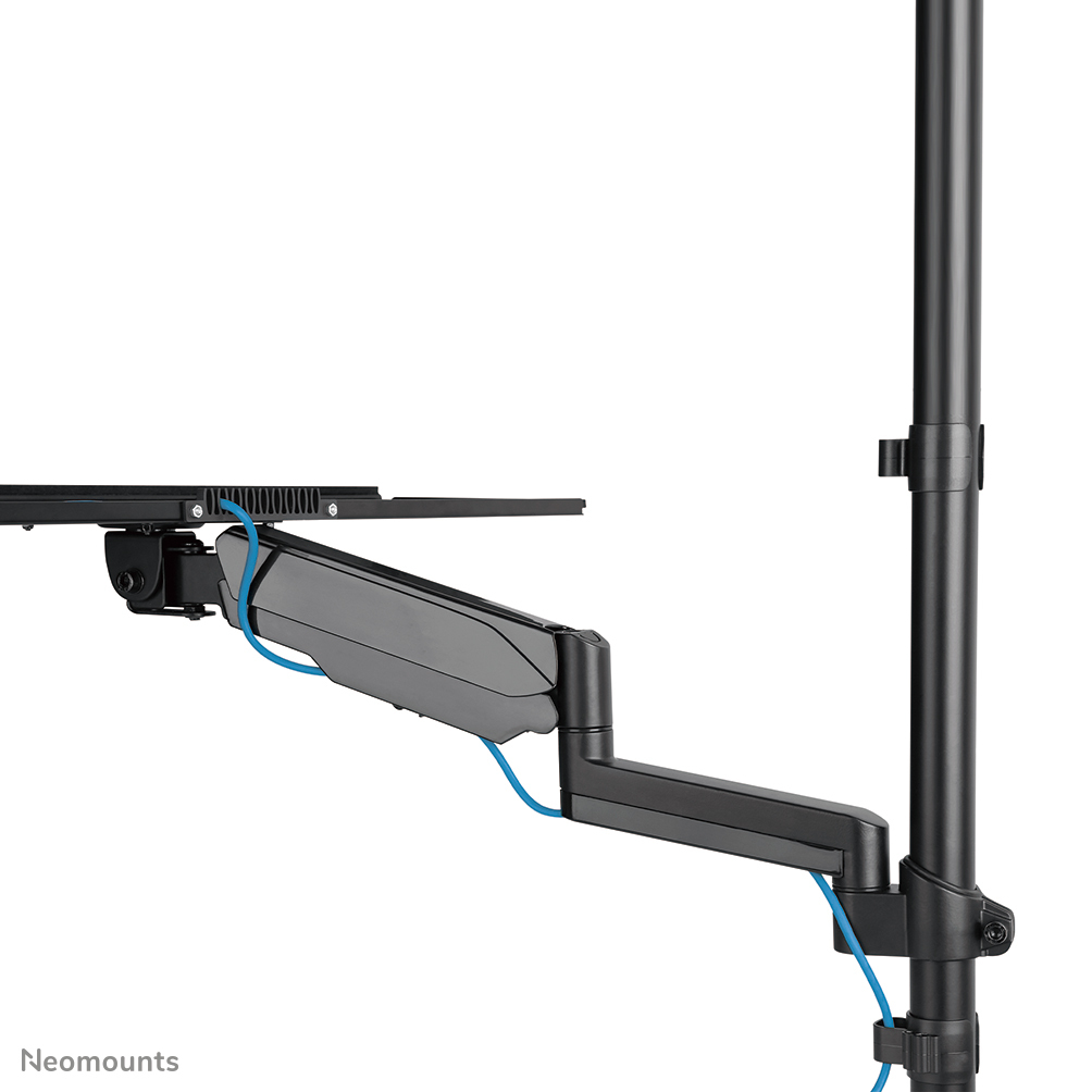 NEOMOUNTS Wall Mounted Sit-stand Workstation Screen Keyboard & Mouse