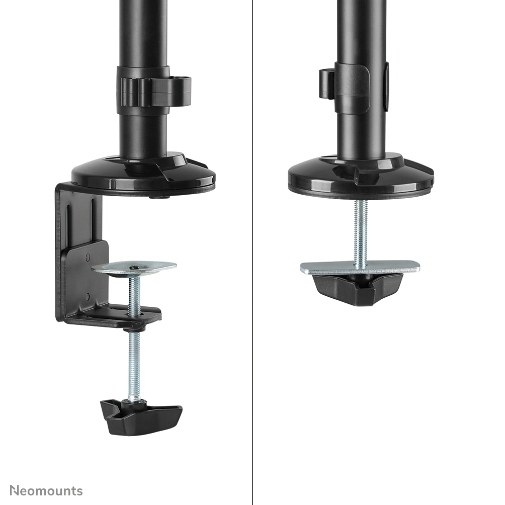 NEOMOUNTS Ds90-325bl1 Height Adjustable Desk Mounted Workstation For 17-32in Screens Keyboard And Mouse - Black
