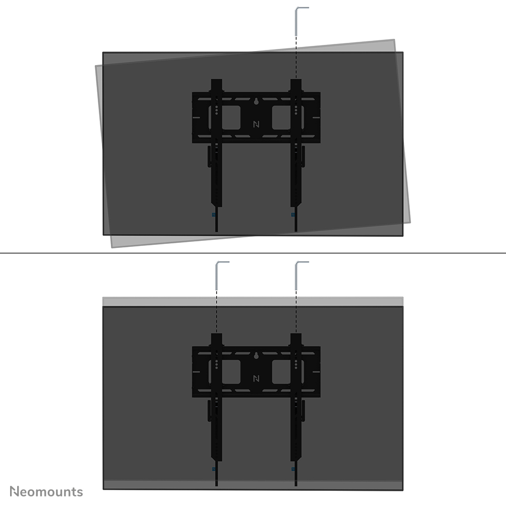 NEOMOUNTS Monitor Mount - Wall - 1 Monitor - Fixed - 42 To 75in - Black