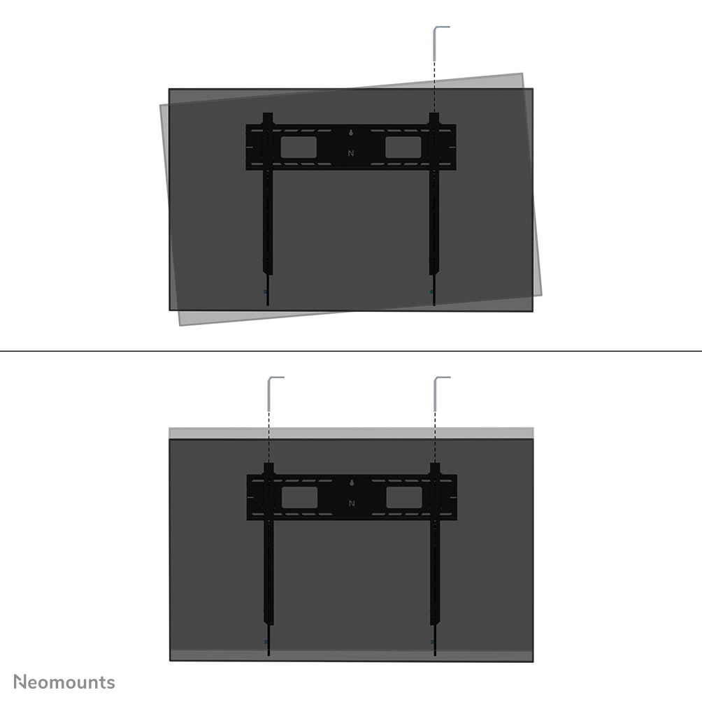 NEOMOUNTS Wl35-750bl18 Tiltable Wall Mount For 43-98