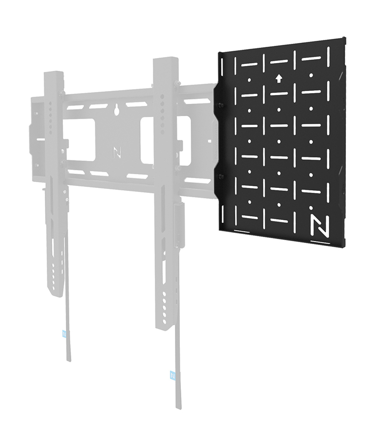 NEOMOUNTS Awl05-750bl Av Hardware Storage Rack - Black