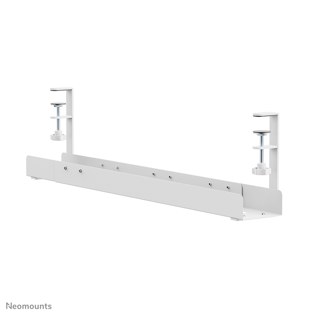 NEOMOUNTS Cable Management Tray - Max 5 Kg - Clamp-on Design - Universal - White
