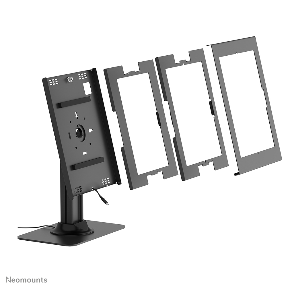 NEOMOUNTS Tablet Casing - Lockable (incl. Lock) - Vesa 75x75 - Suitable For Various 12.4-13in Tablets Black