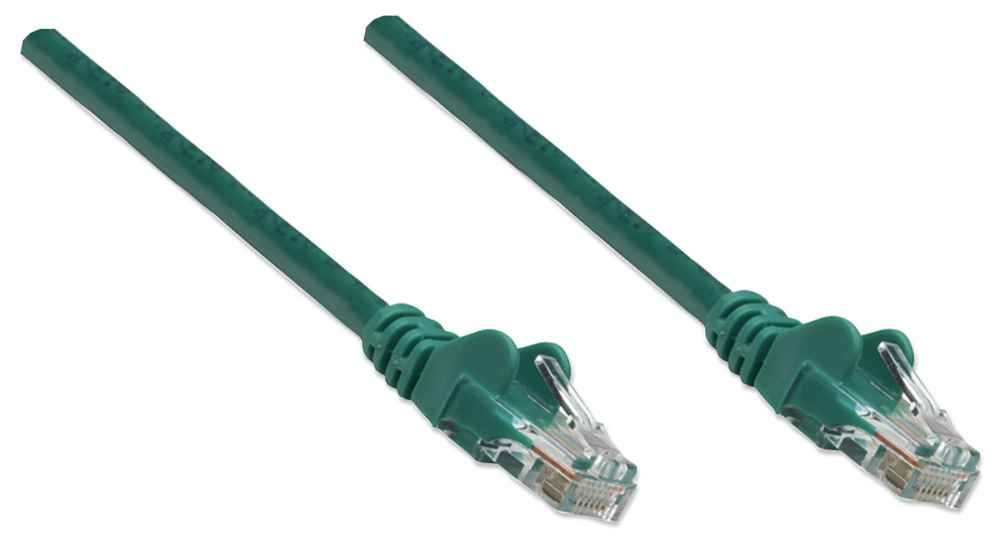 INTELLINET/MANHATTAN Patch Cable - CAT6 - Molded - 3m - Green