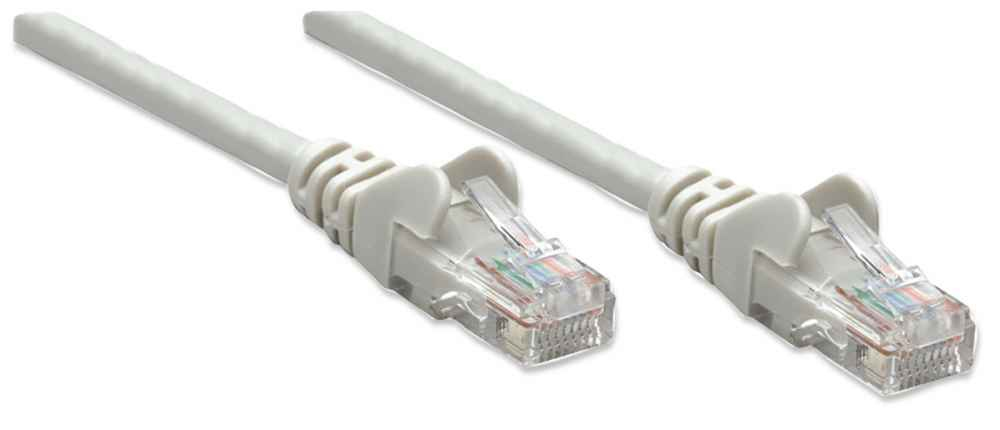 INTELLINET/MANHATTAN Patch Cable - CAT6 - Molded - 1.5m - Grey