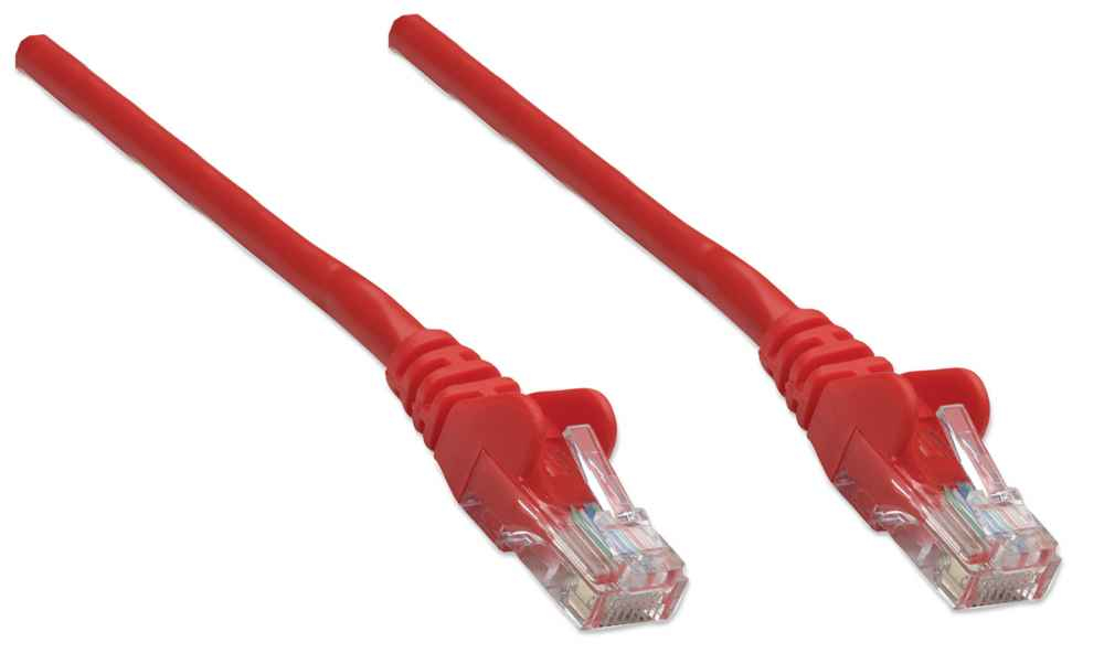INTELLINET/MANHATTAN Patch Cable - CAT6 - Molded - 1.5m - Red