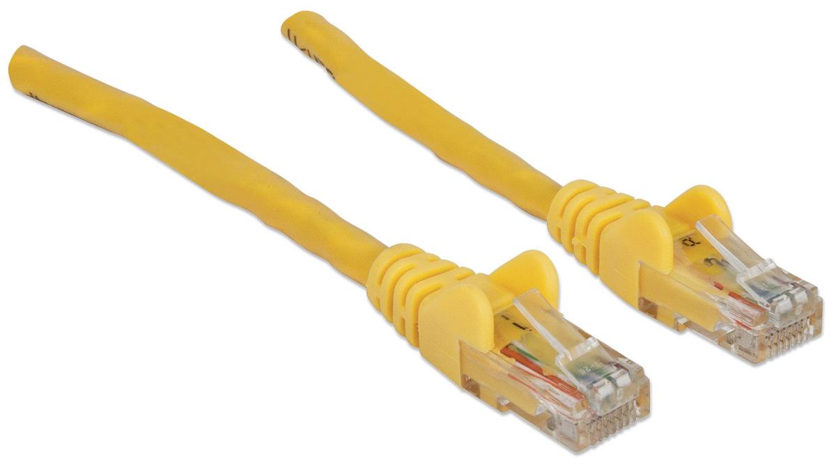 INTELLINET/MANHATTAN Patch Cable - CAT6 - Molded - 3m - Yellow
