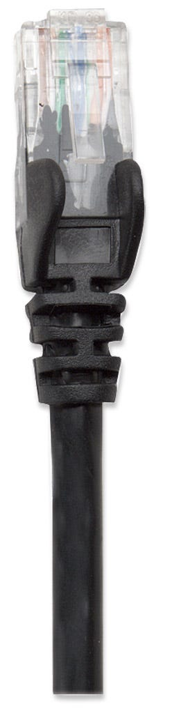 INTELLINET/MANHATTAN Patch Cable - Cat5e - Molded - 3m - Black